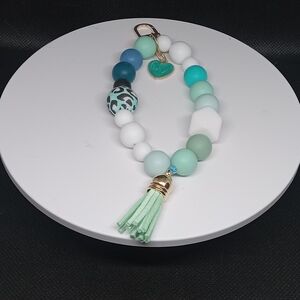 Colorful Beaded Bracelet with Tassel